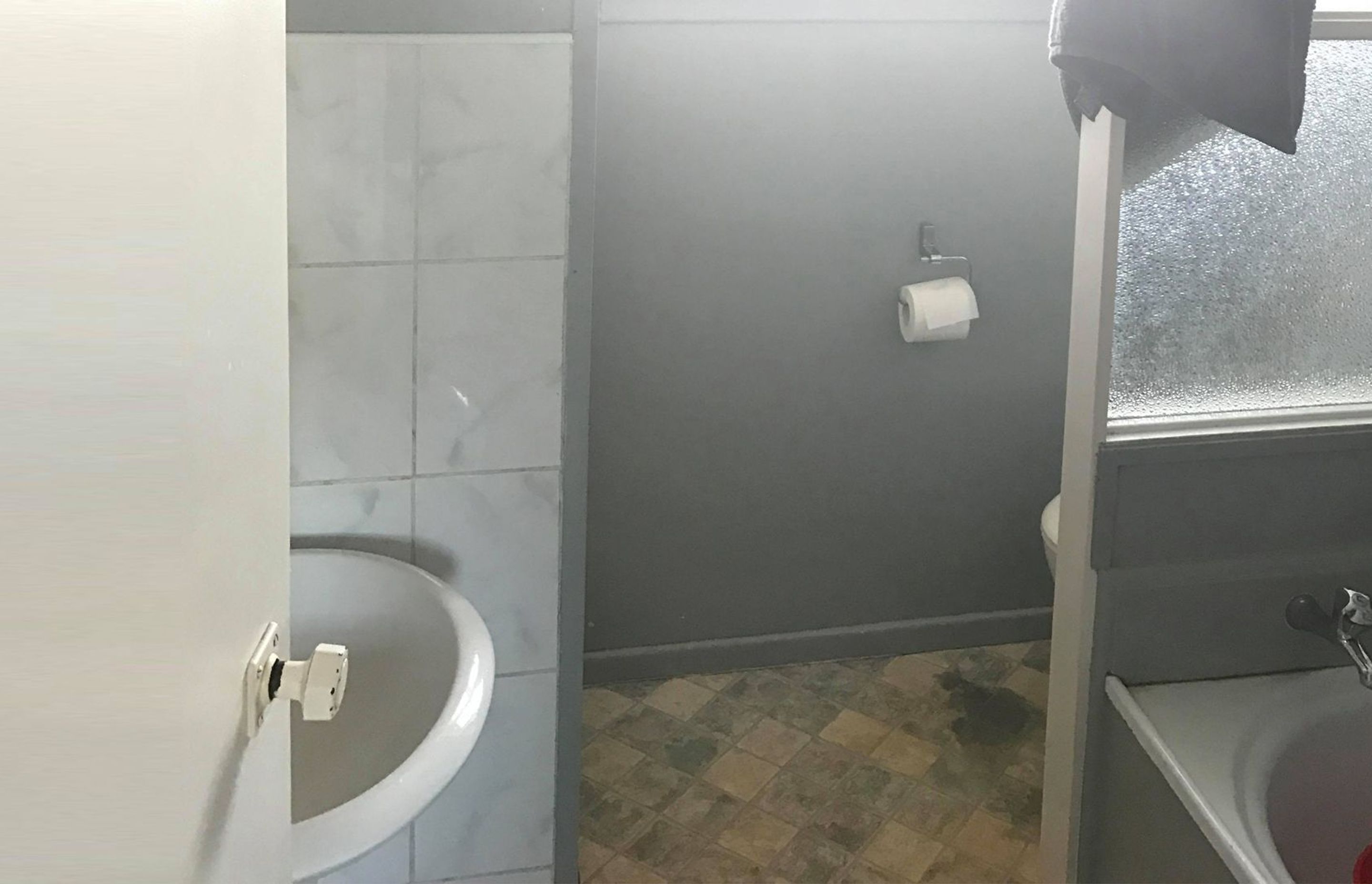 BEFORE we renovated this bathroom in Hillsborough