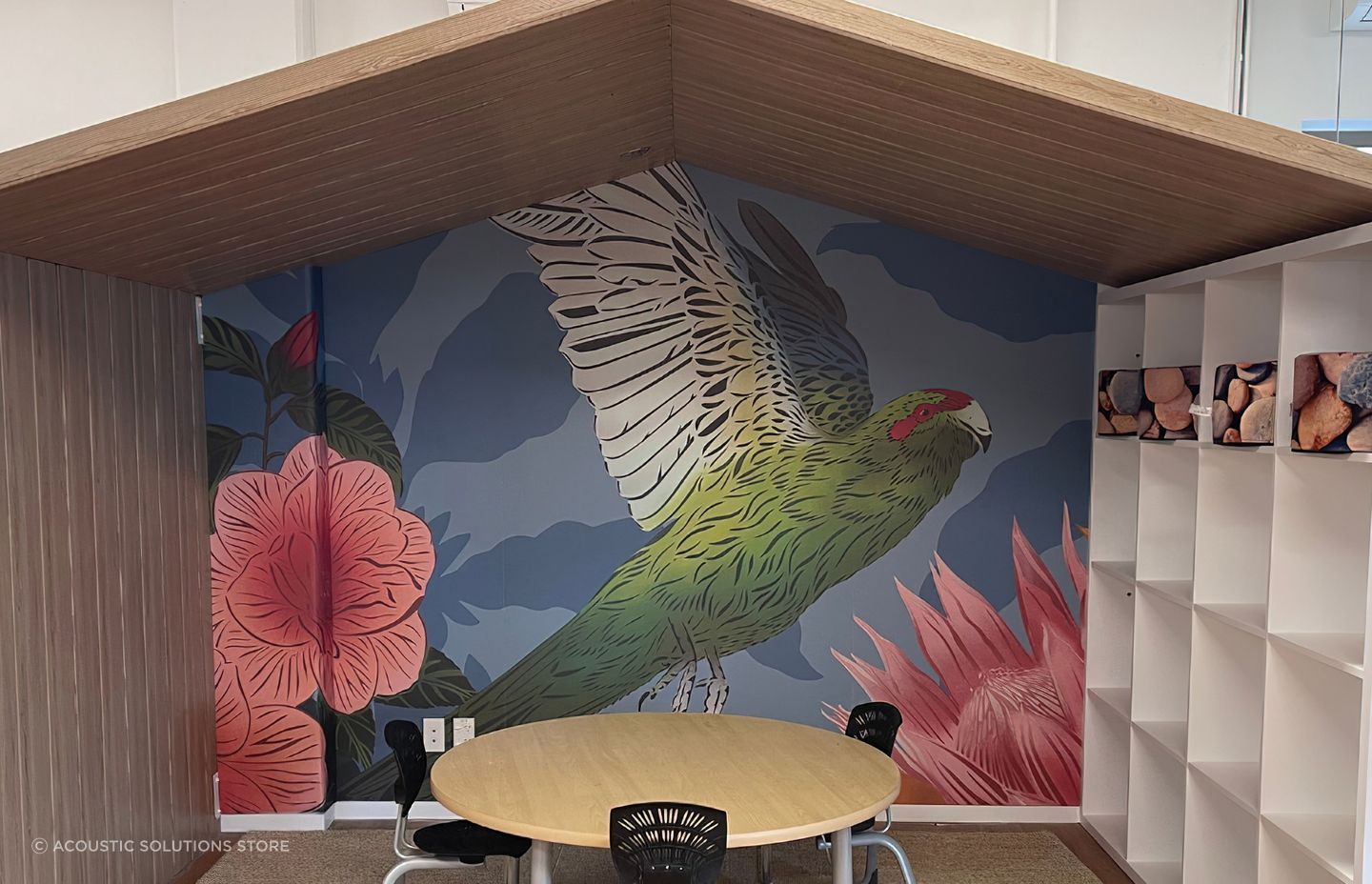 Autex Custom Printed Cube at AGE in Takapuna