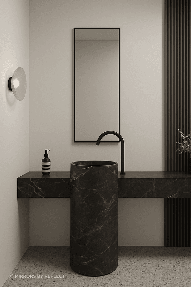 Slate | Rectangular Bathroom Mirror | Mirrors by Reflect®