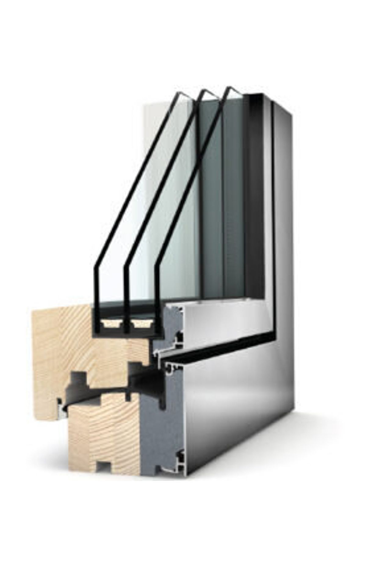 Windows need to be at least double glazed and often triple glazed to provide suitable protection