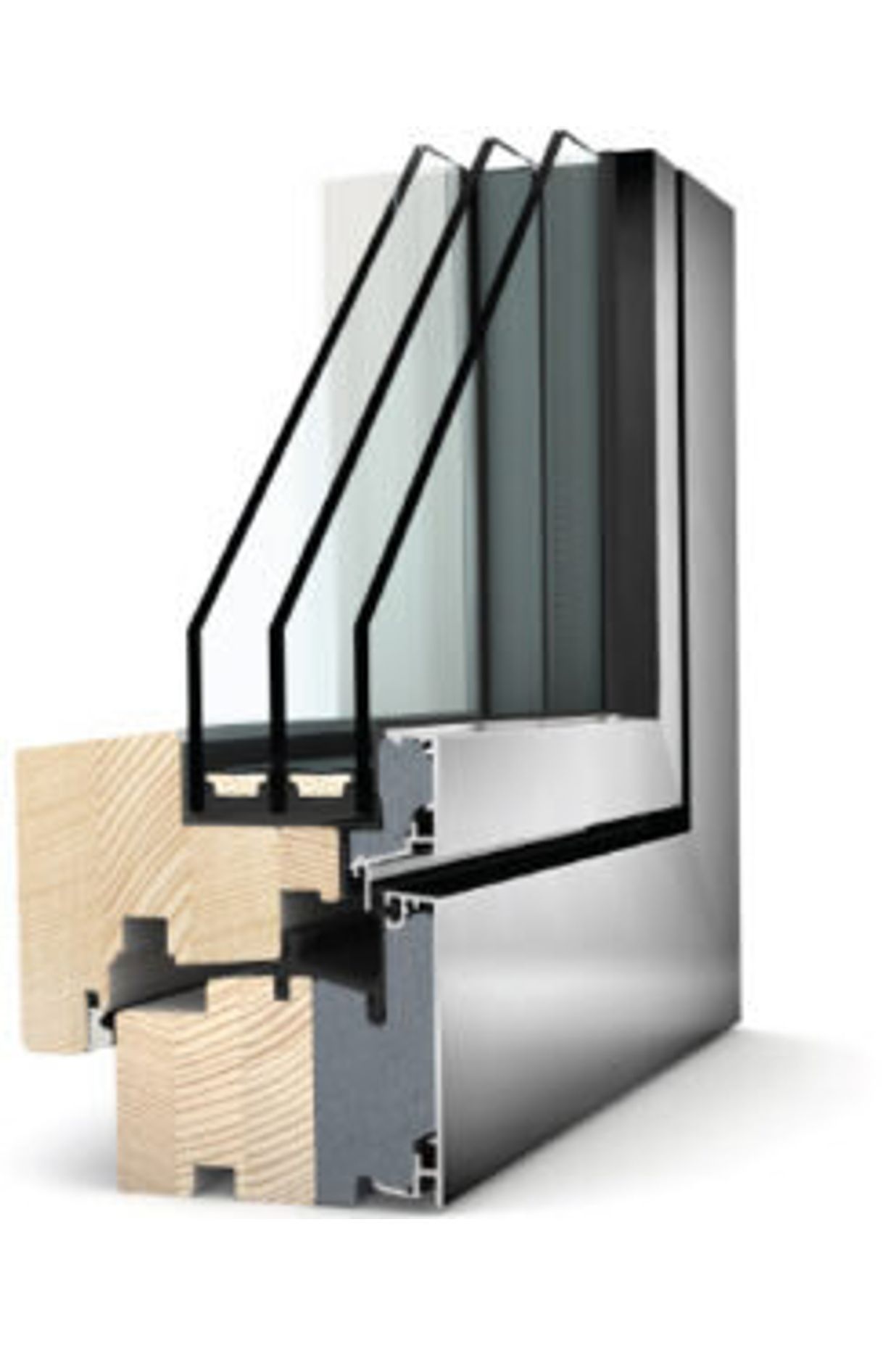 Windows need to be at least double glazed and often triple glazed to provide suitable protection