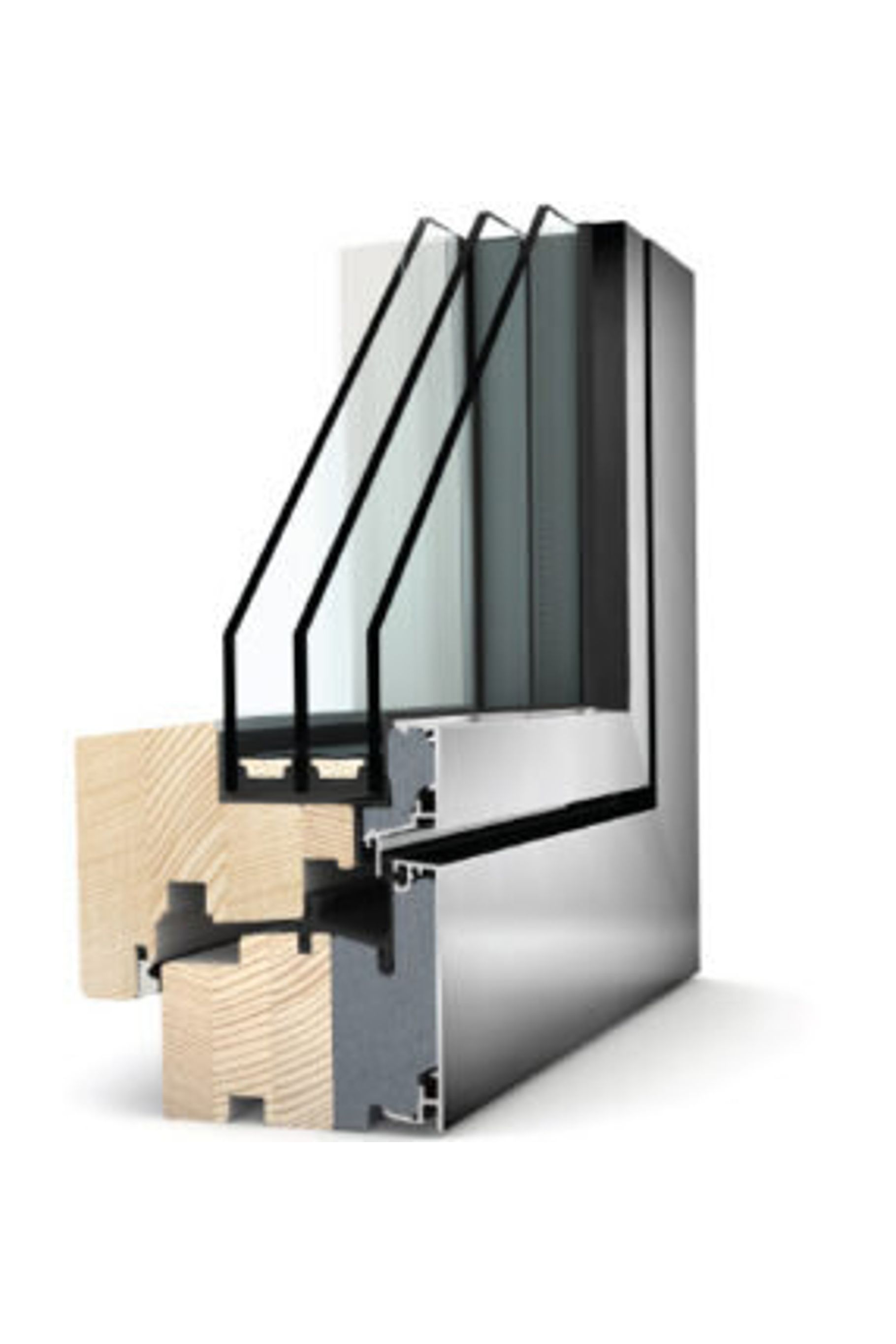 Windows need to be at least double glazed and often triple glazed to provide suitable protection
