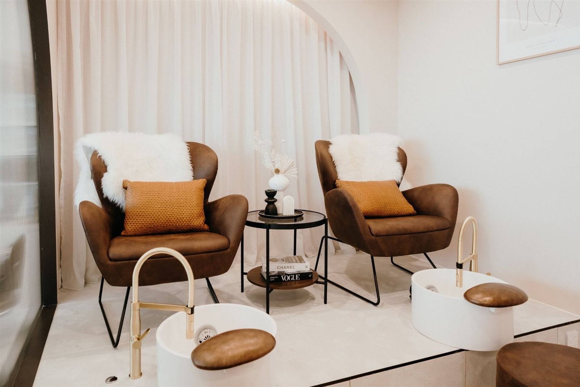 McGreals’ furniture can also be customised to suit spaces outside the office, such as hair and beauty salons.