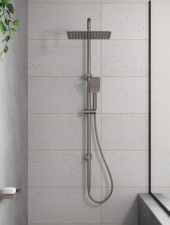 The total shower installation cost for a project can depend largely on the type of shower being installed. Featured Product: Tono Twin Showers - Fienza