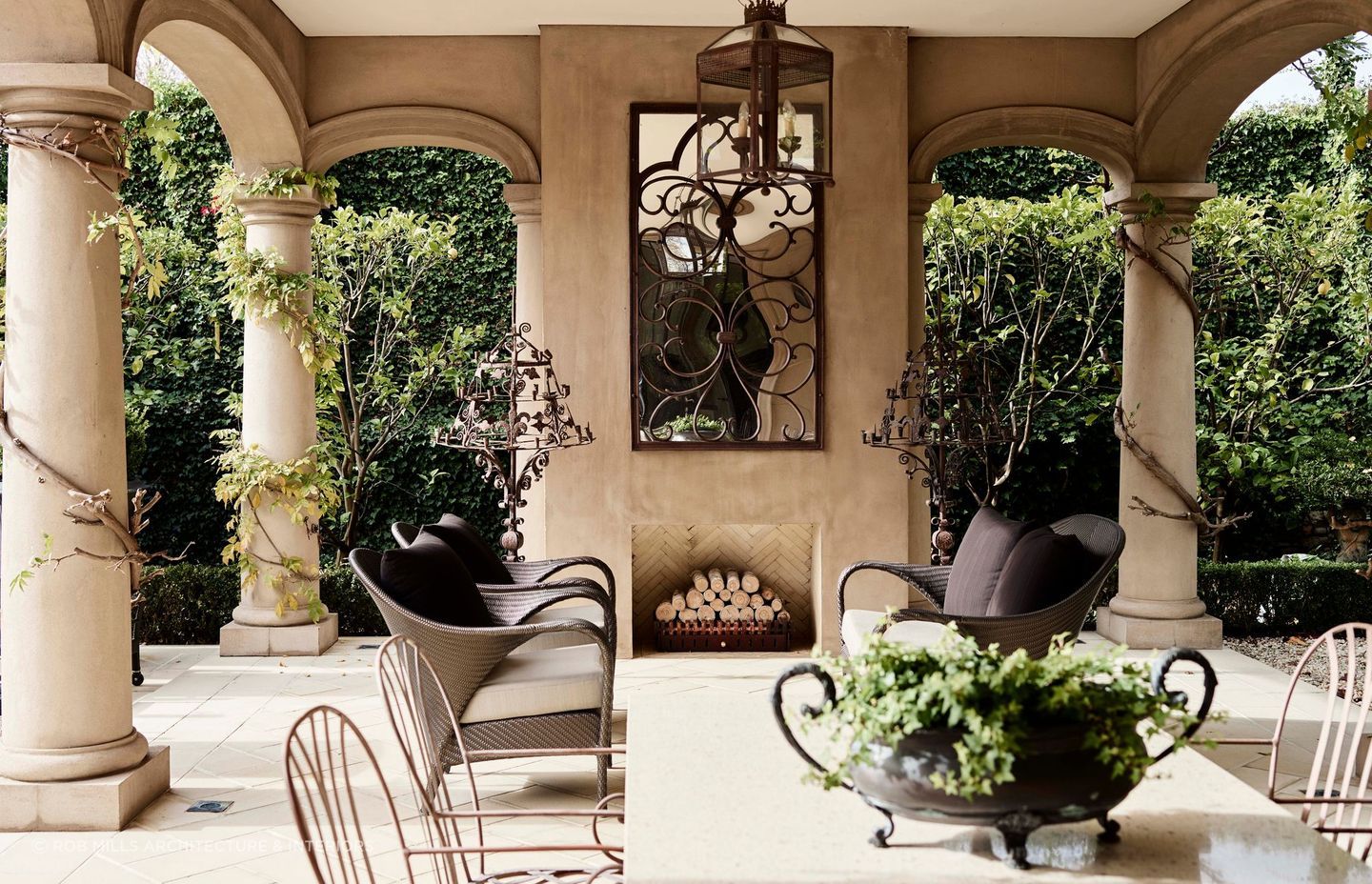 Kenley Court by Rob Mills Architecture &amp; Interiors | Photography by Mark Roper - outdoor room design can incorporate many different styles.
