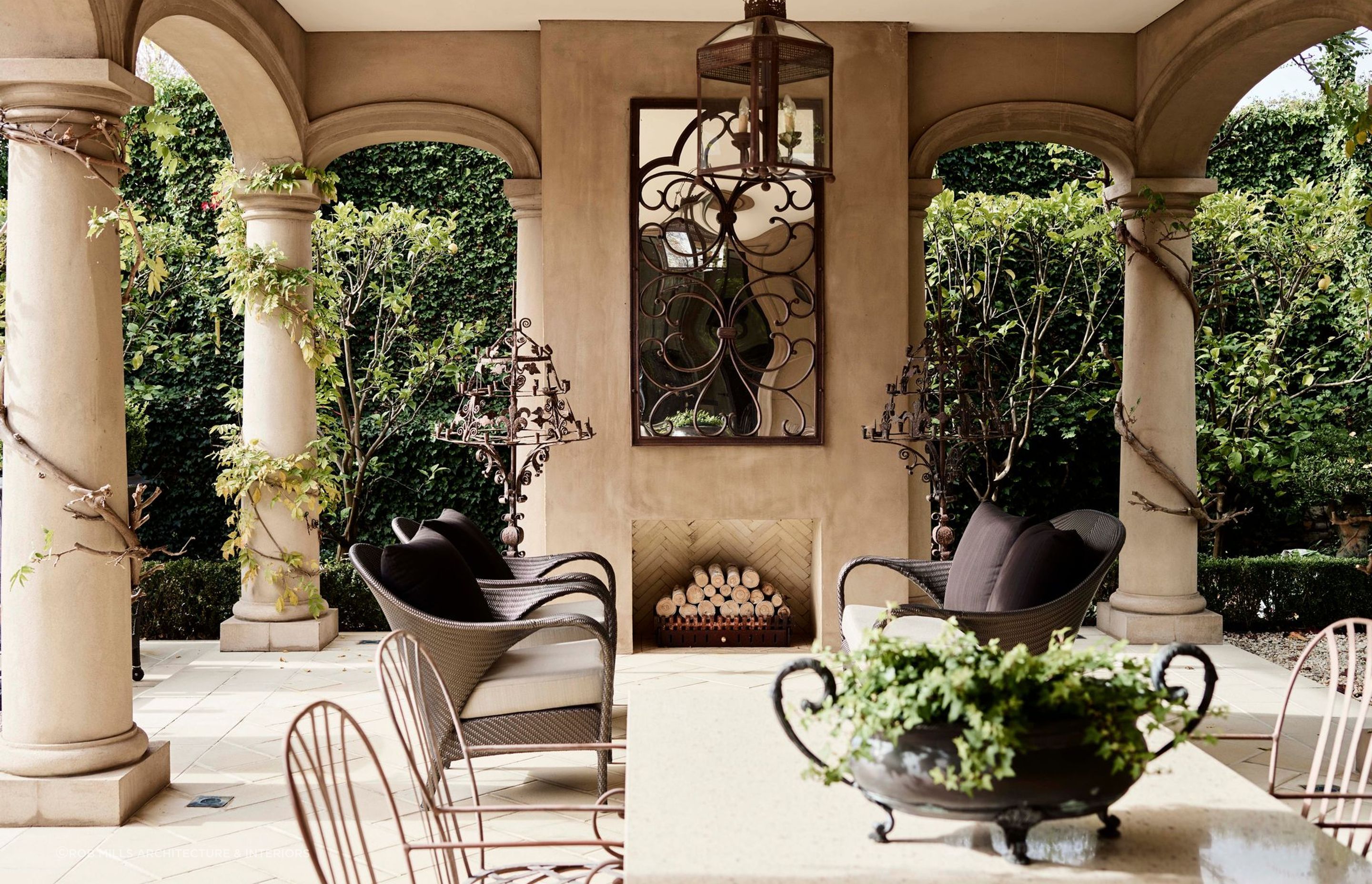 Kenley Court by Rob Mills Architecture &amp; Interiors | Photography by Mark Roper - outdoor room design can incorporate many different styles.