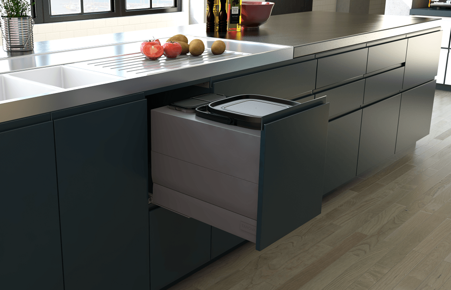 Bokashi In-Kitchen Composting System by Tanova