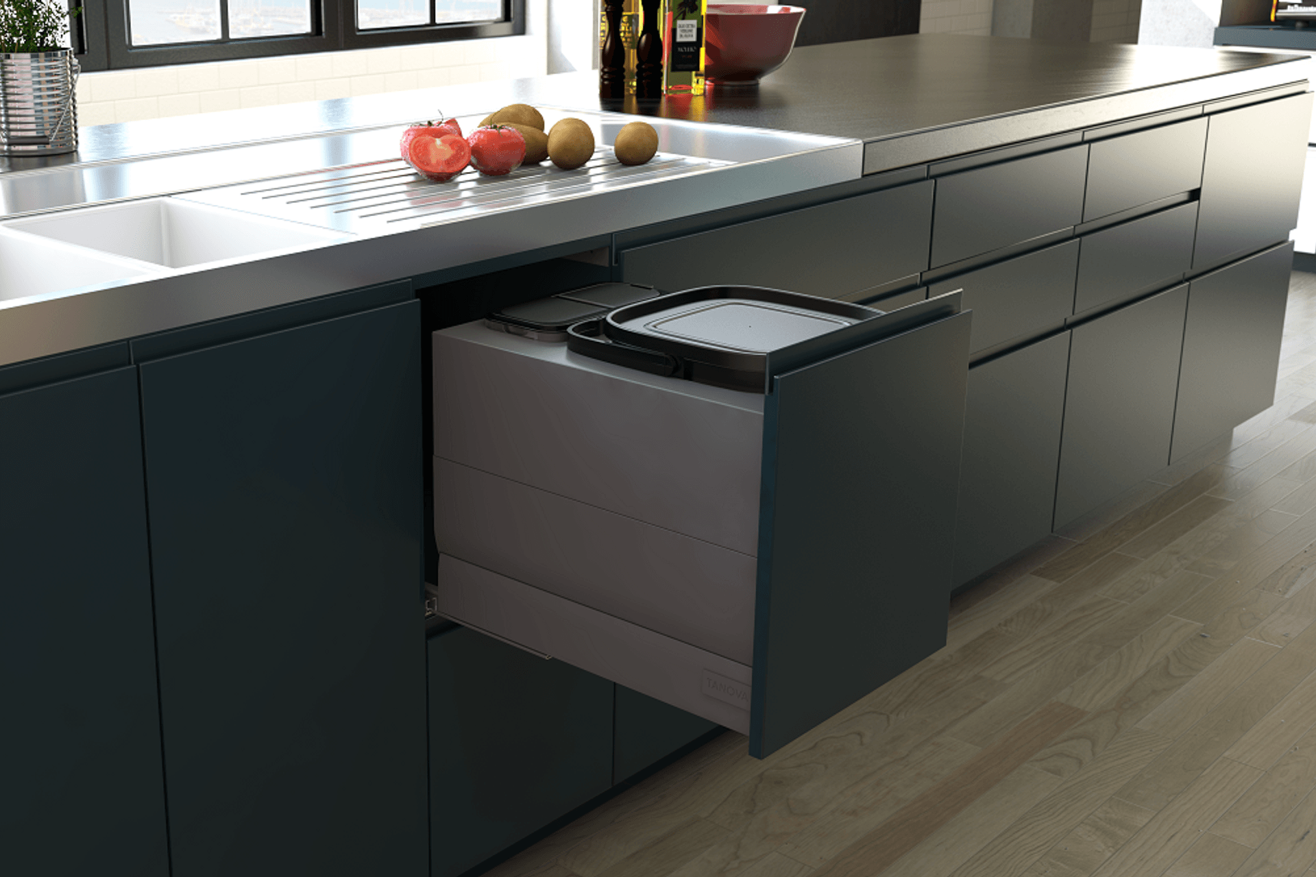 Bokashi In-Kitchen Composting System by Tanova