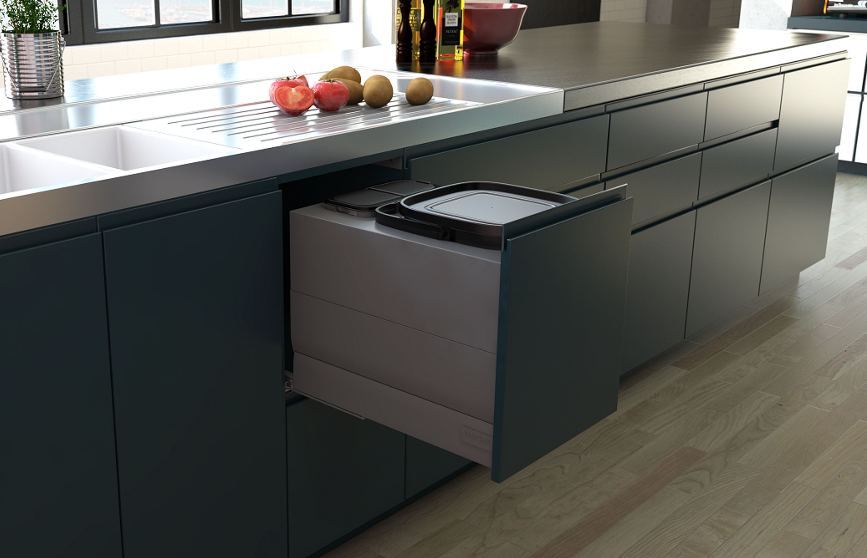 Bokashi In-Kitchen Composting System by Tanova