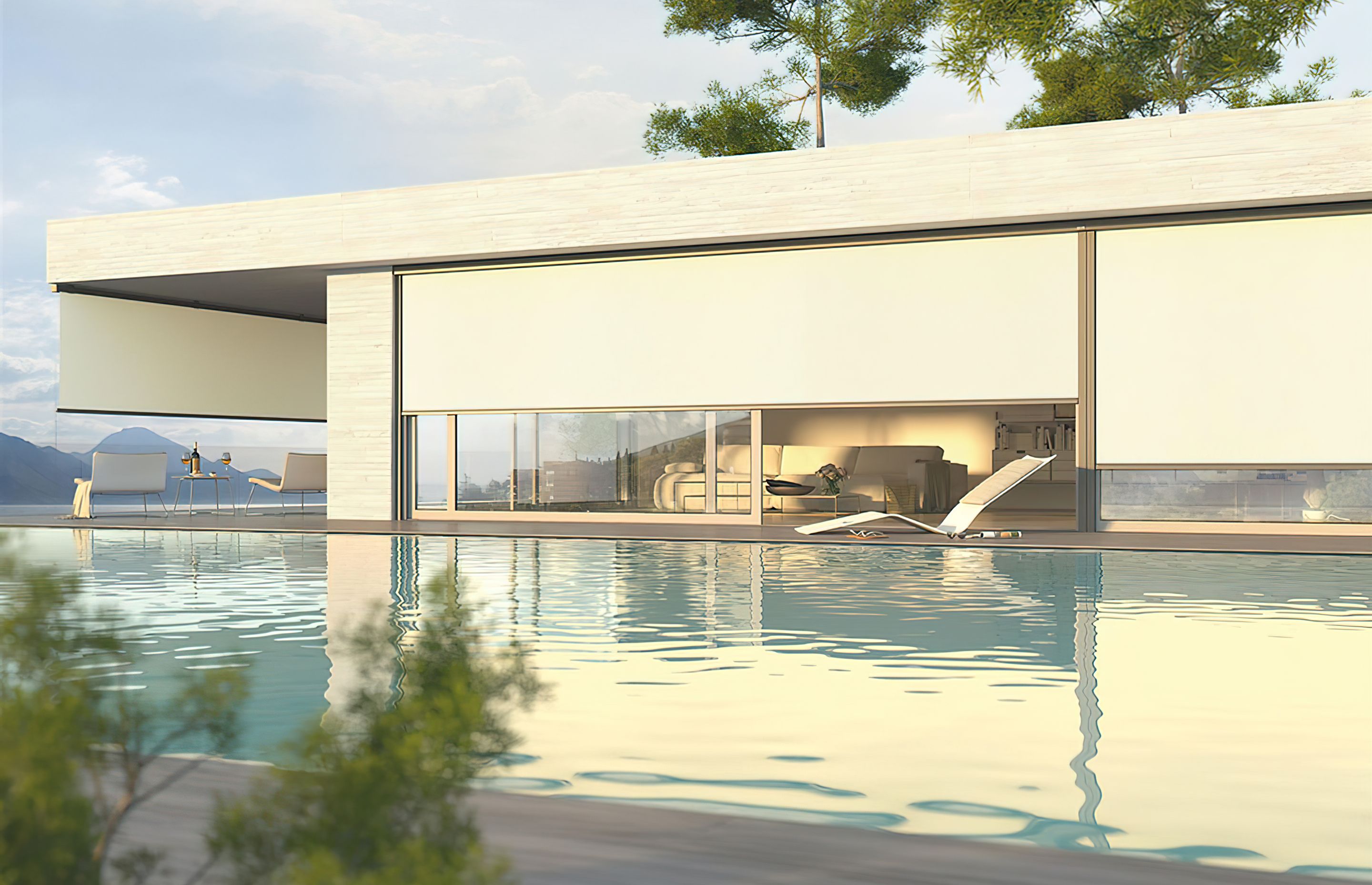 Weinor VertiTex II Exterior Roller Blind by Blinds by Peter Meyer