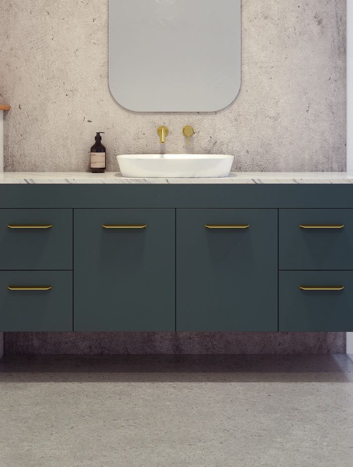 The perfect vanity for a contemporary bathroom