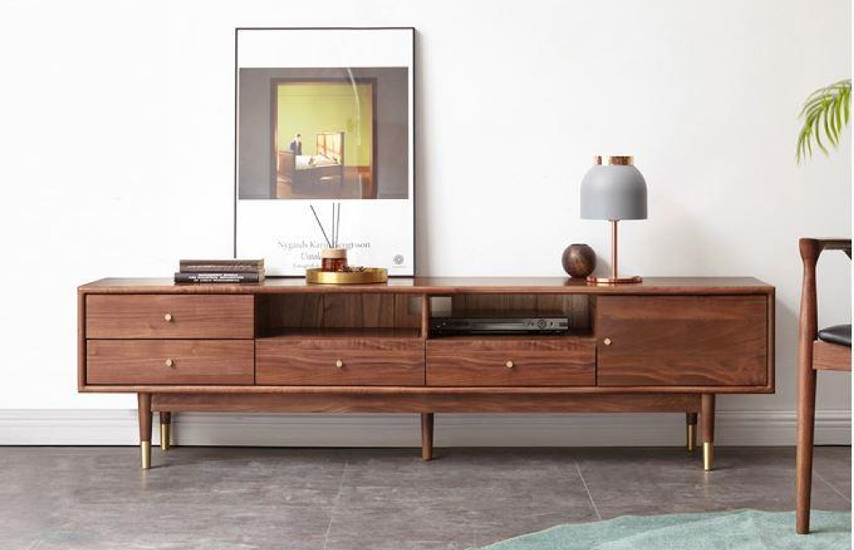 Walnut Large Entertainment Unit