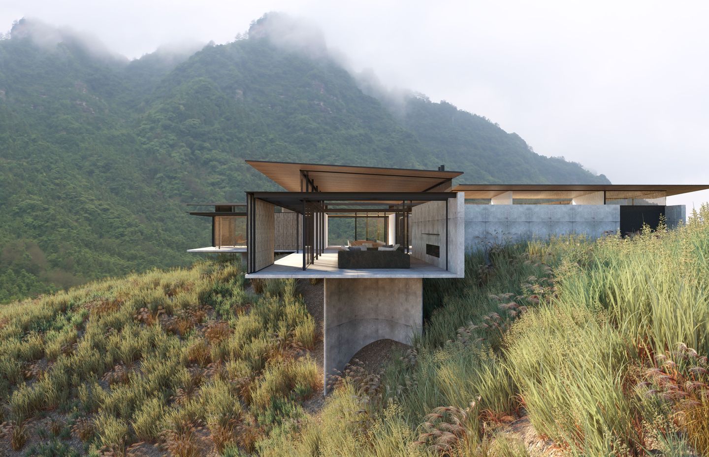 Yellow Mountains China by Robinson Architects | Render by Robinson Architects
