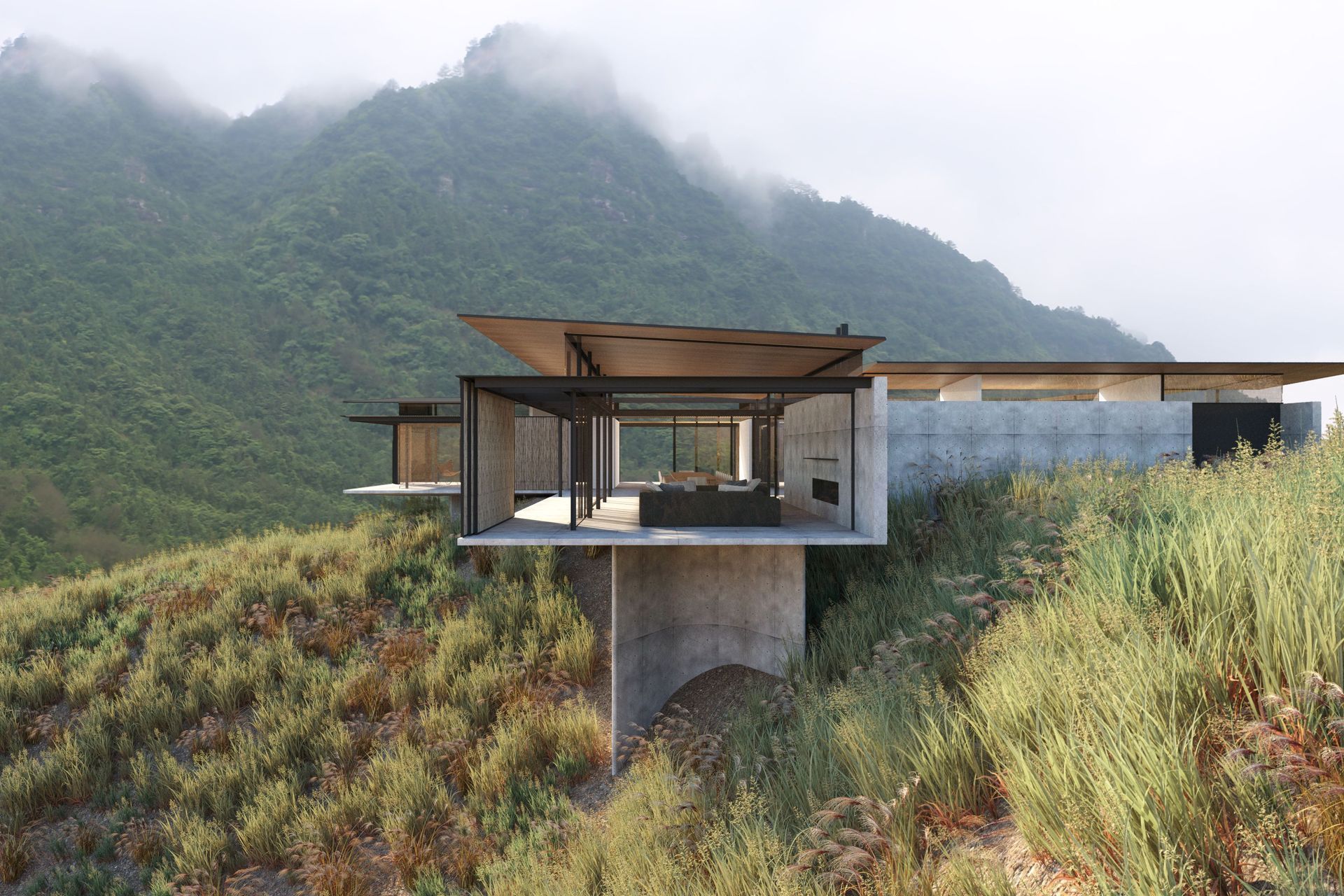 Yellow Mountains China by Robinson Architects | Render by Robinson Architects