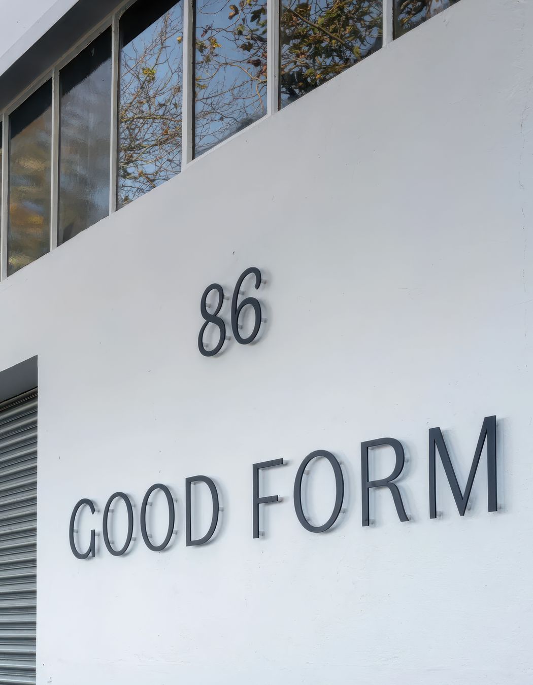 Signage at 86 Newton Road produced by Integral Print Group.
