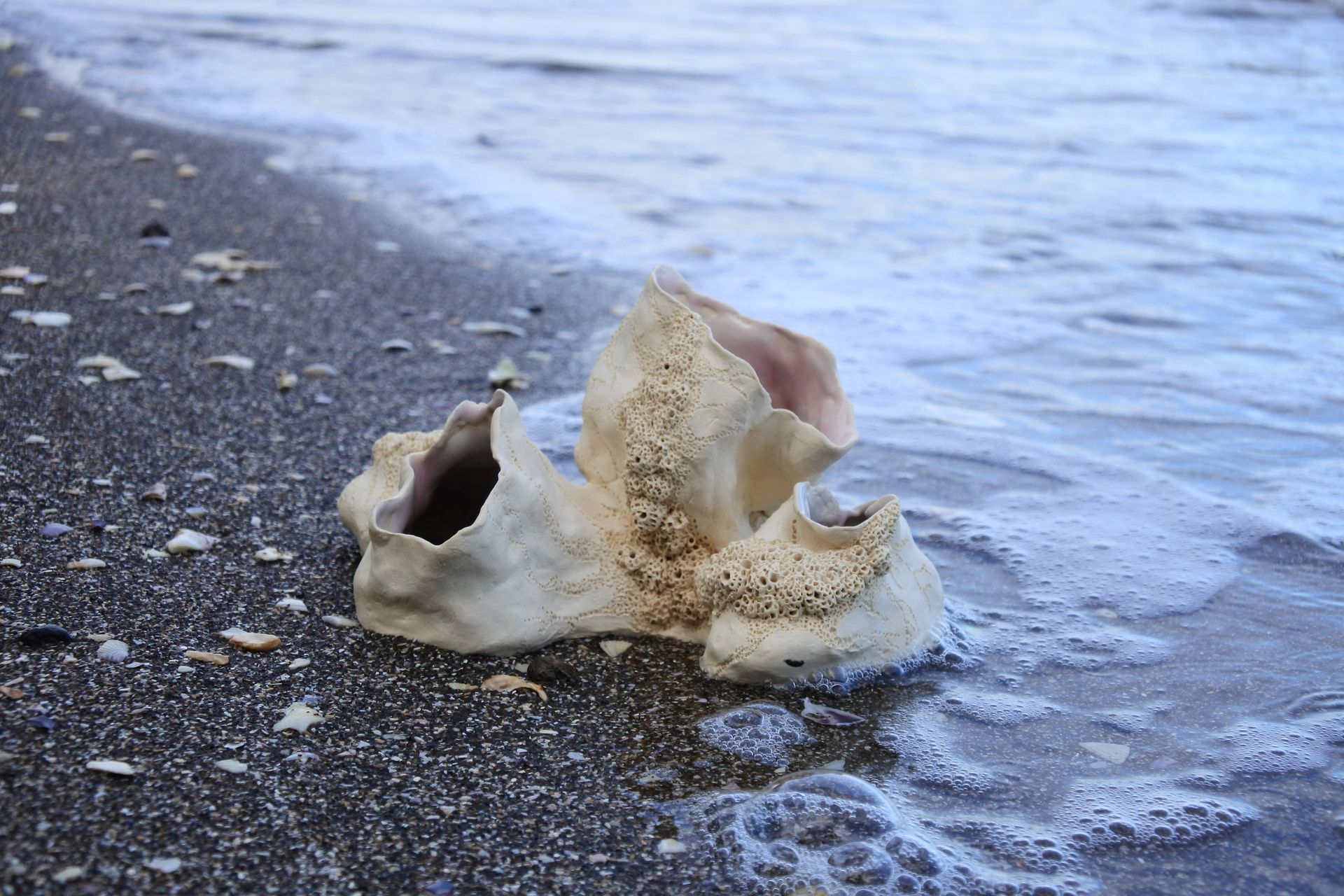 “I remember when I first started ceramics and tried to make it all very rigid and perfect, but it just doesn’t do that as a material. And that’s what I love about it – it won’t listen to you, you have to listen to the material.”