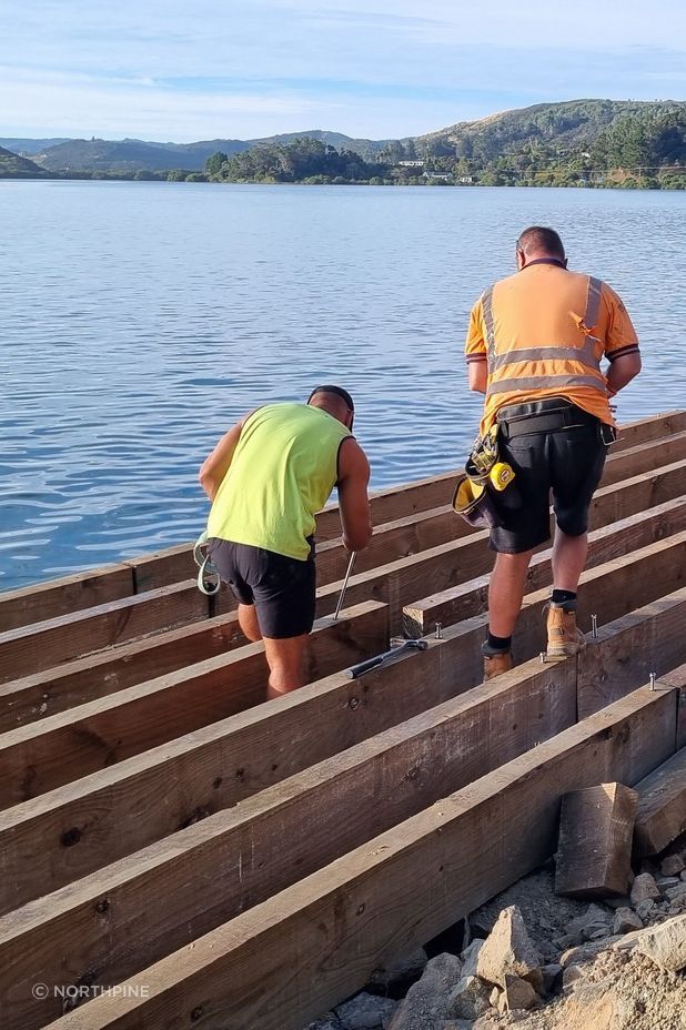 The SG8 and SG10 Solid Timber Joists are part of the Northbeam range, milled at Northpine's Waipu sawmill from radiata pine.