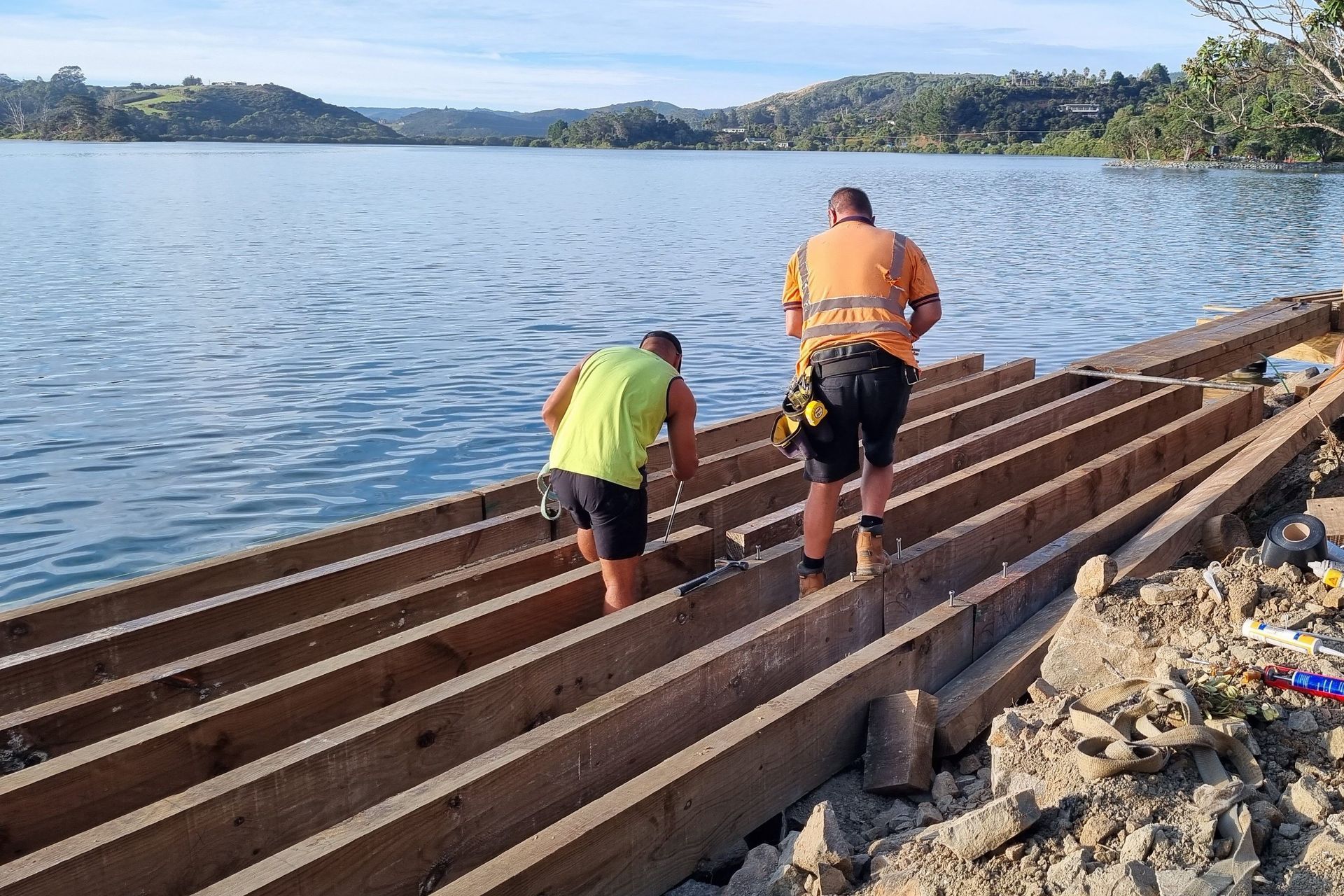 The SG8 and SG10 Solid Timber Joists are part of the Northbeam range, milled at Northpine's Waipu sawmill from radiata pine.