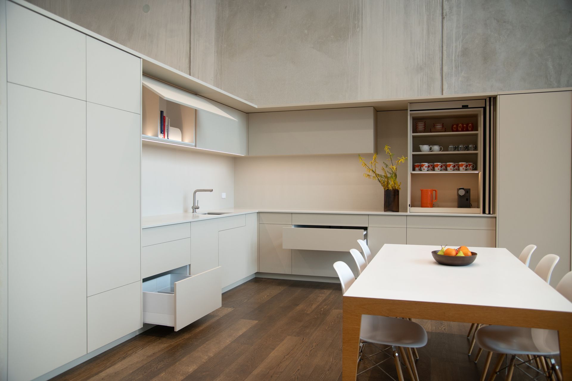 The space is set up to help homeowners and designers envision the solutions in their project.