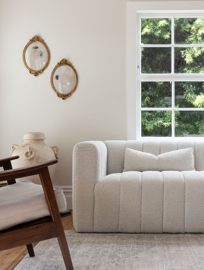 “The foundations of a room should be kept clean and straightforward; however, textures will bring warmth and a sense of your personality into the room.”