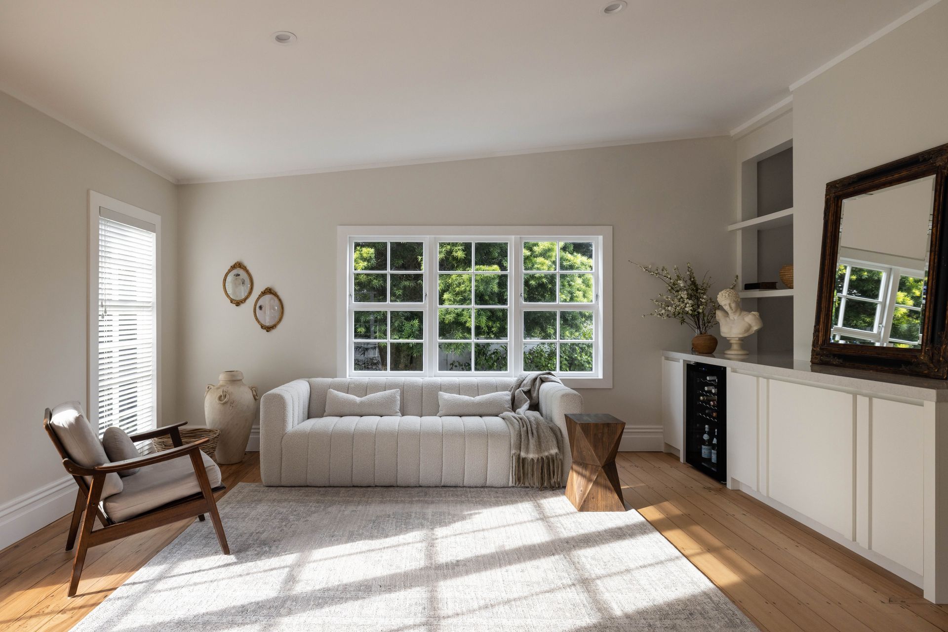 Curated homewares bring Michael's personality to the space.