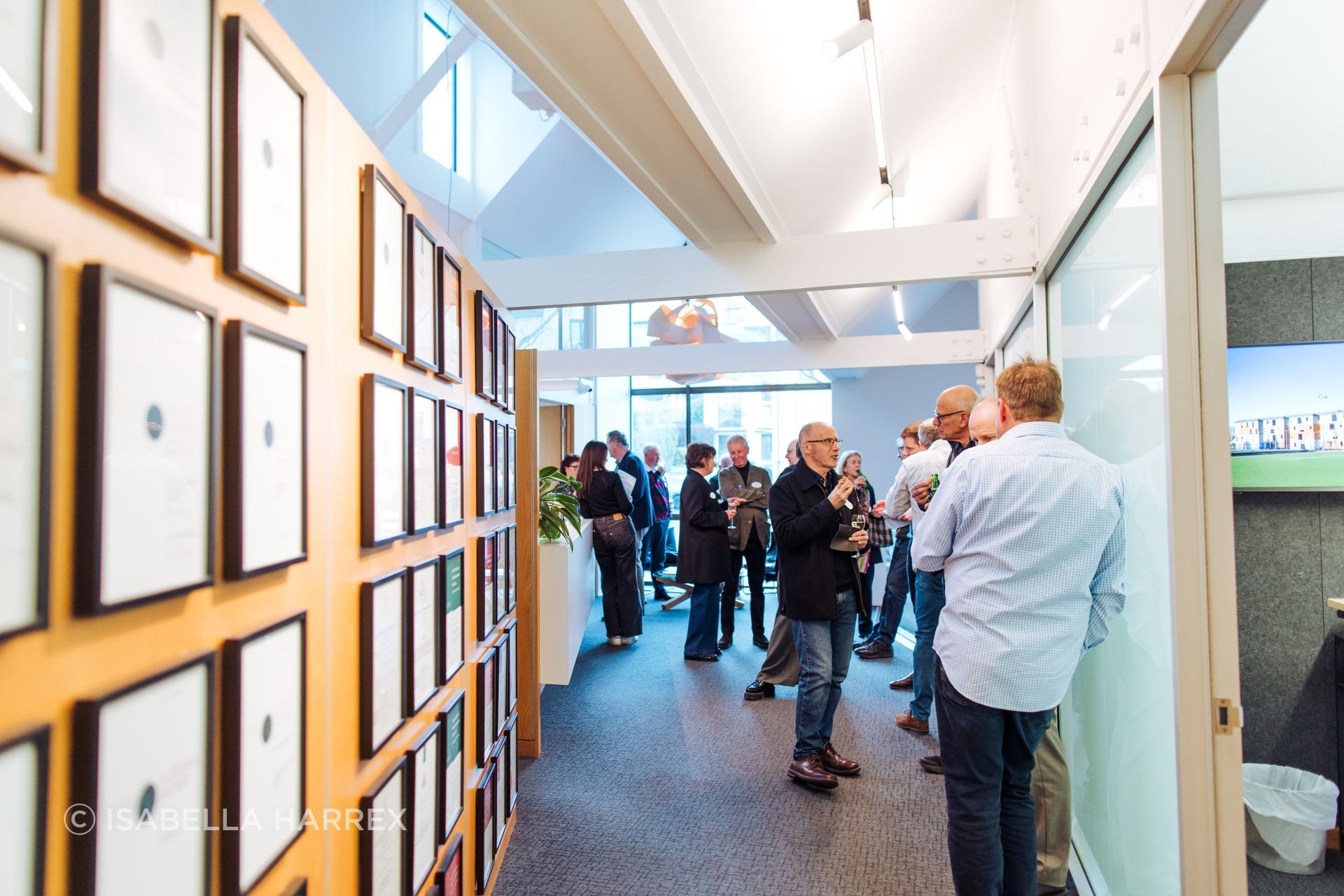 Stephen Loach’s family, former colleagues and collaborators gathered at Mason & Wales’ York Place studio to celebrate his life and nearly five decades of contribution to the practice.