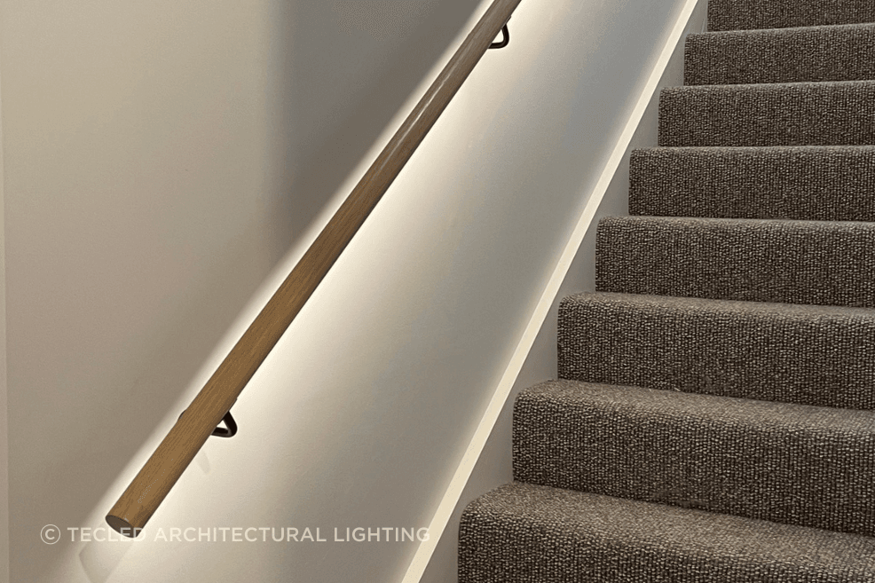 Round Timber Handrails in Clear