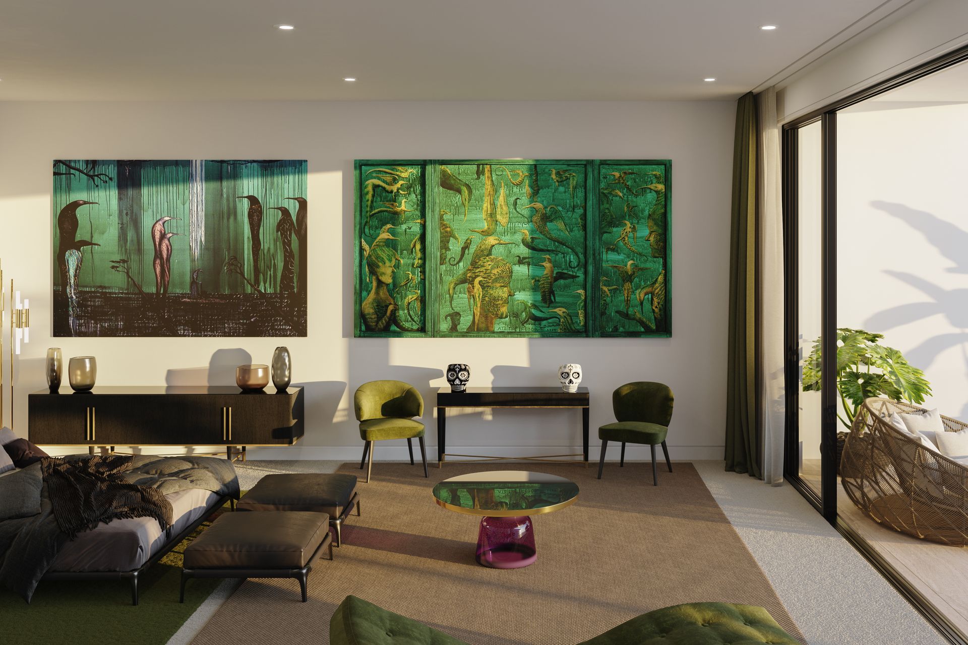 Rueben crafts images that celebrate the potential of a project.