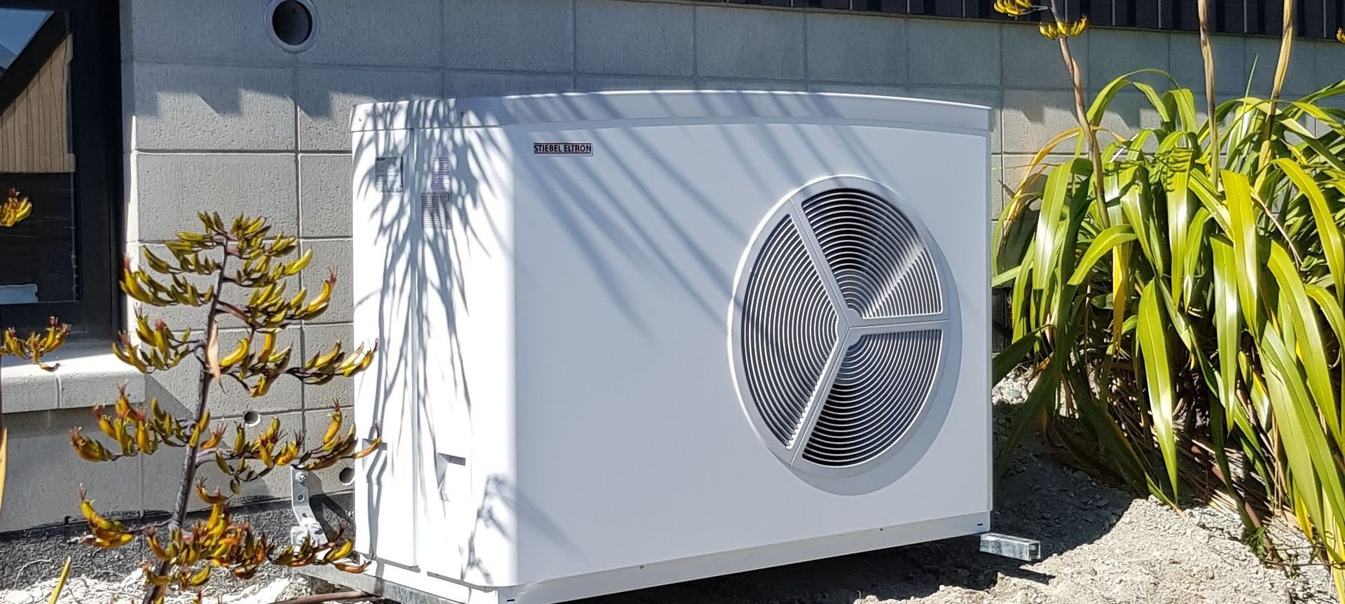 The Stiebel Eltron Air-to-Water Monobloc Heat Pump.