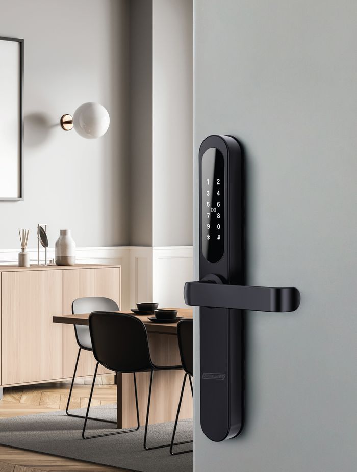 The smart lock has several intuitive security features.