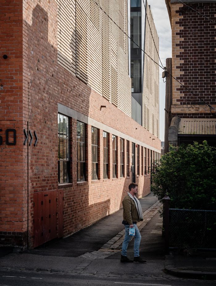 Original brick has been retained at ground level, effortlessly met by the Brick Inlay above.