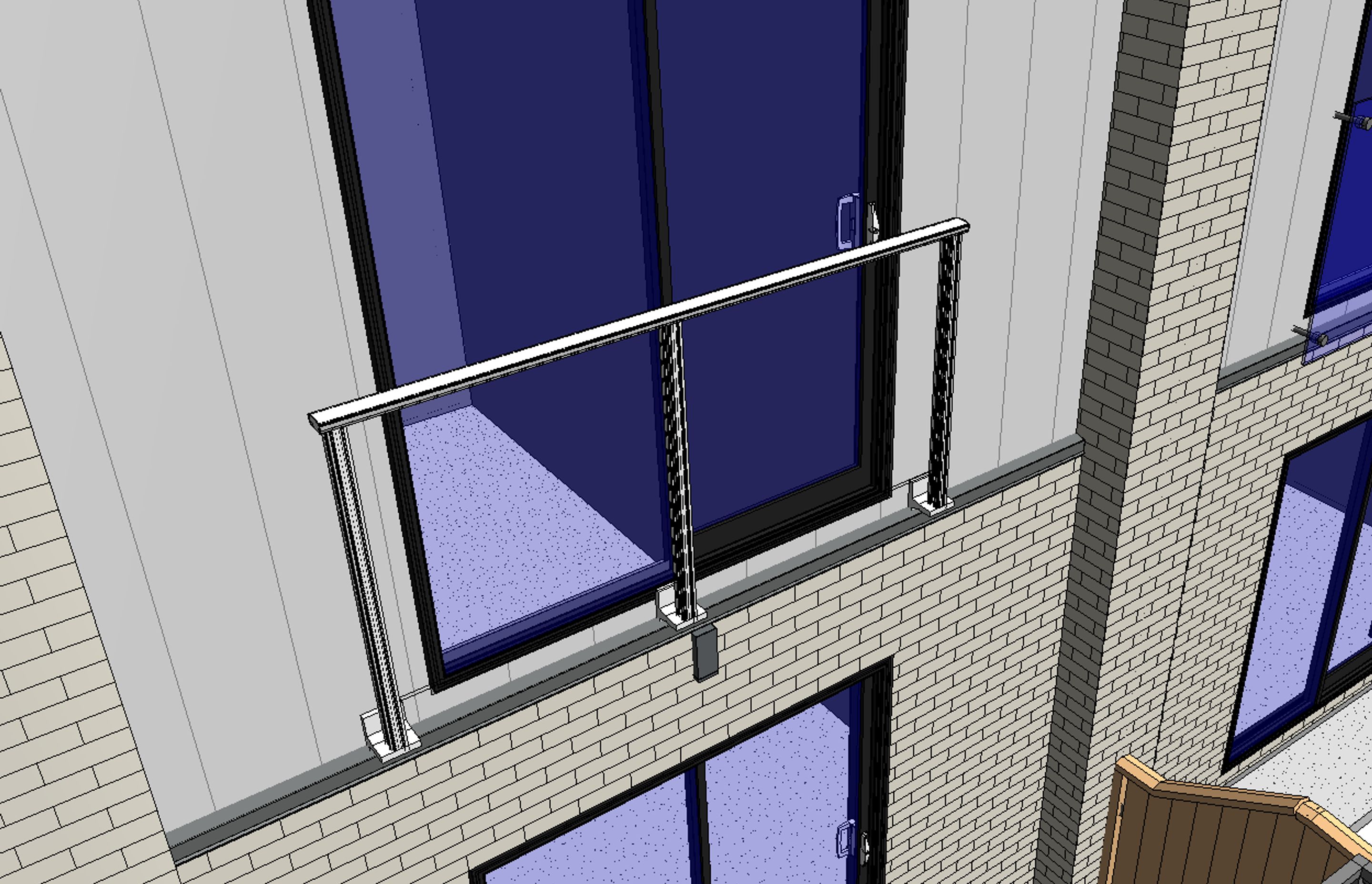 An example of a design interface within the BIM software.