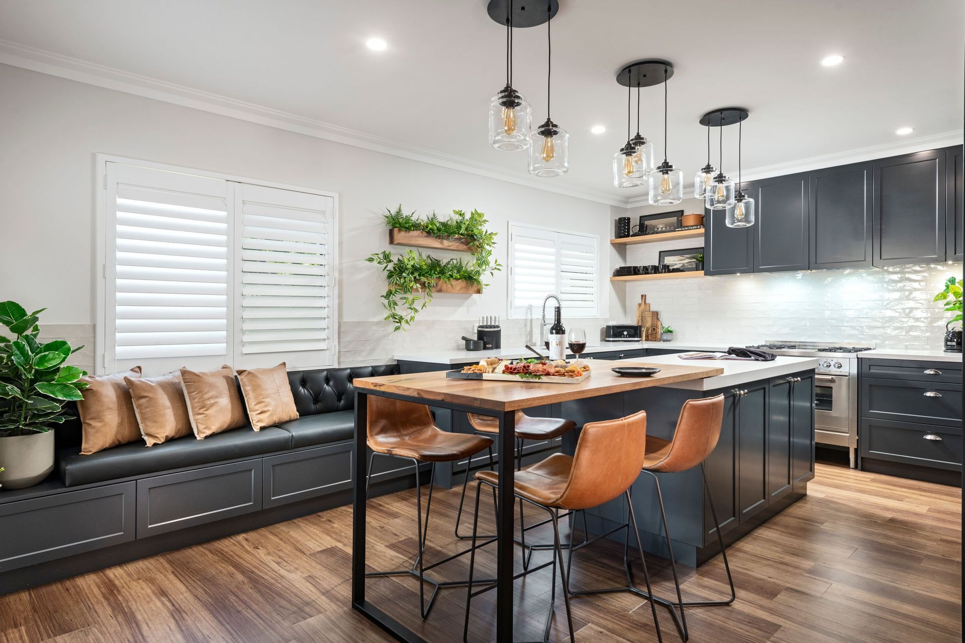 This Carmen Hansberry Design kitchen showcases the very best in decor ideas from lighting and colour schemes to furnishings and finishes