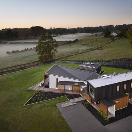 Unique contemporary design in a rural setting