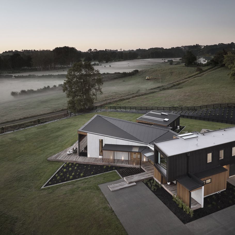 Unique contemporary design in a rural setting