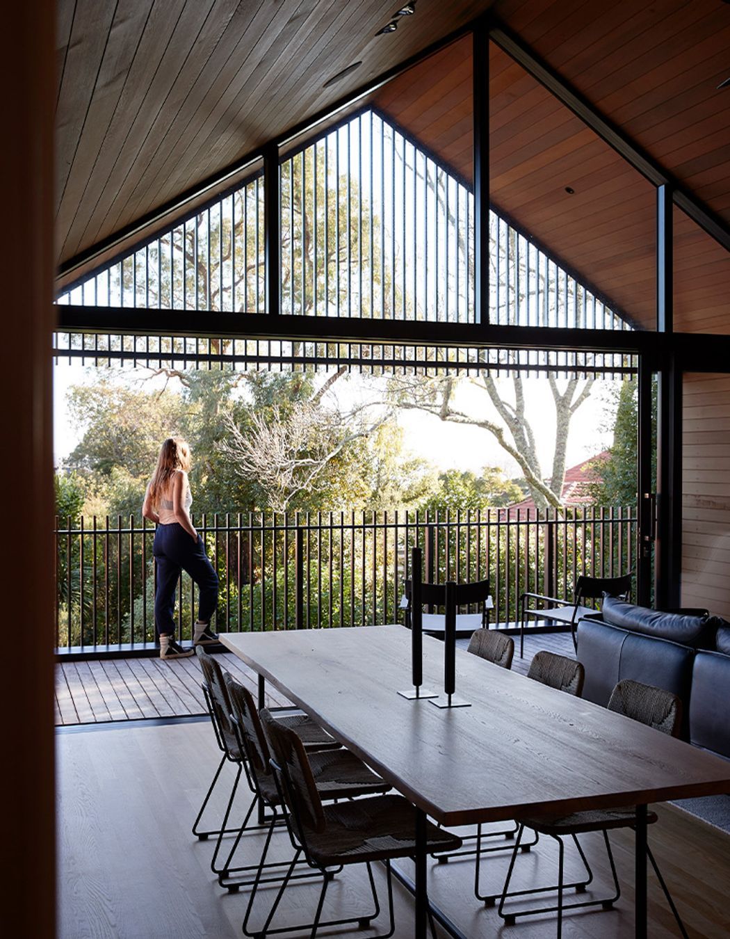 'Resonant House' sits in Central Parnell, harking a dramatic gable apex.