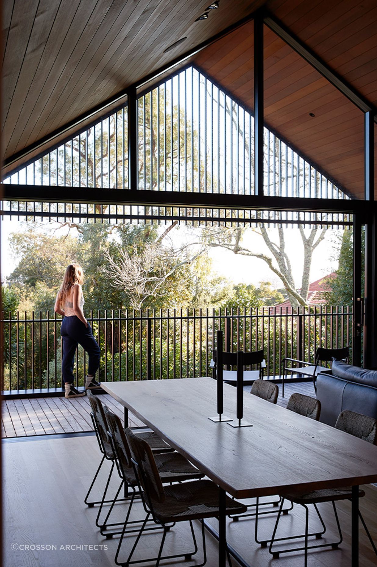 'Resonant House' sits in Central Parnell, harking a dramatic gable apex.