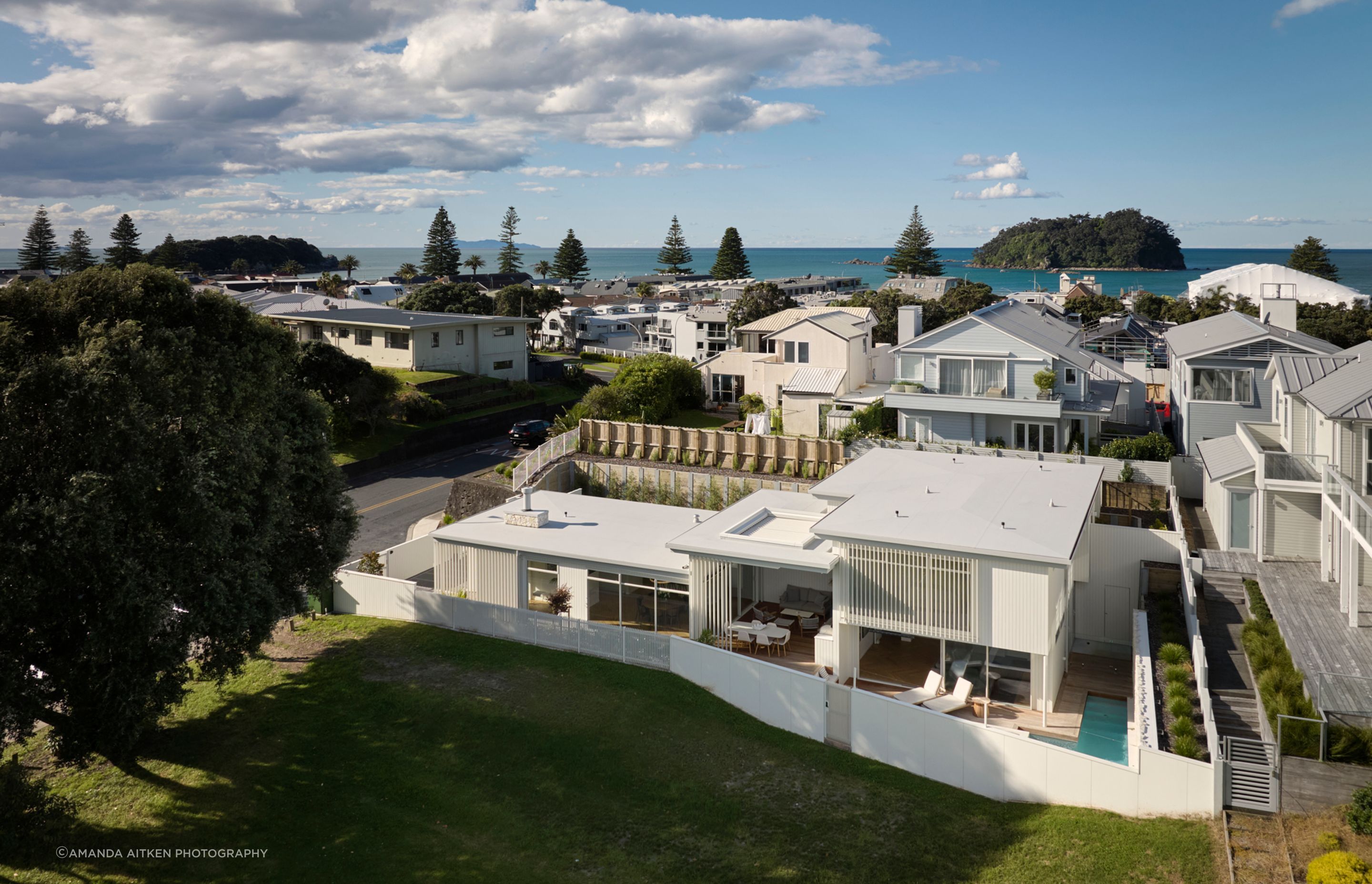 The site was a sought-after find in the heart of Mount Maunganui, only a 'stone's throw' away from the vibrant town centre and famed white-sand beach.