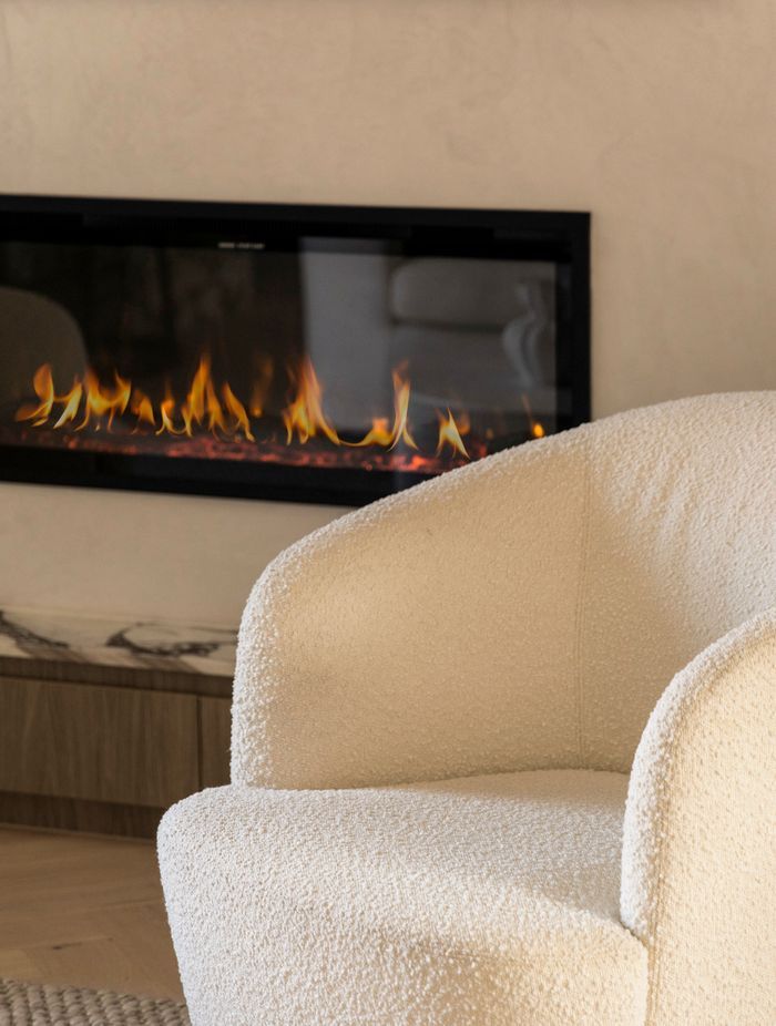 Natural tones and textures bring the palette to life, adding warmth and interest.