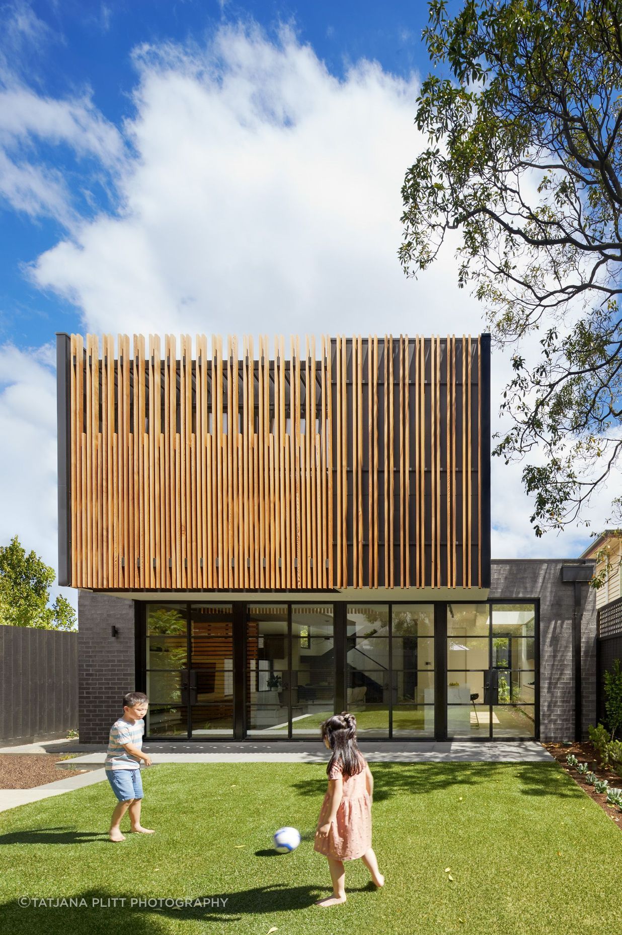 The extension creates a connection between indoors and out.