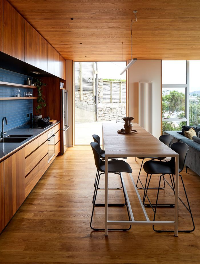 All the bedrooms and living areas are on the same floor. “When you've got a young child, you don't want to be running up and down stairs to another bedroom in the night.”