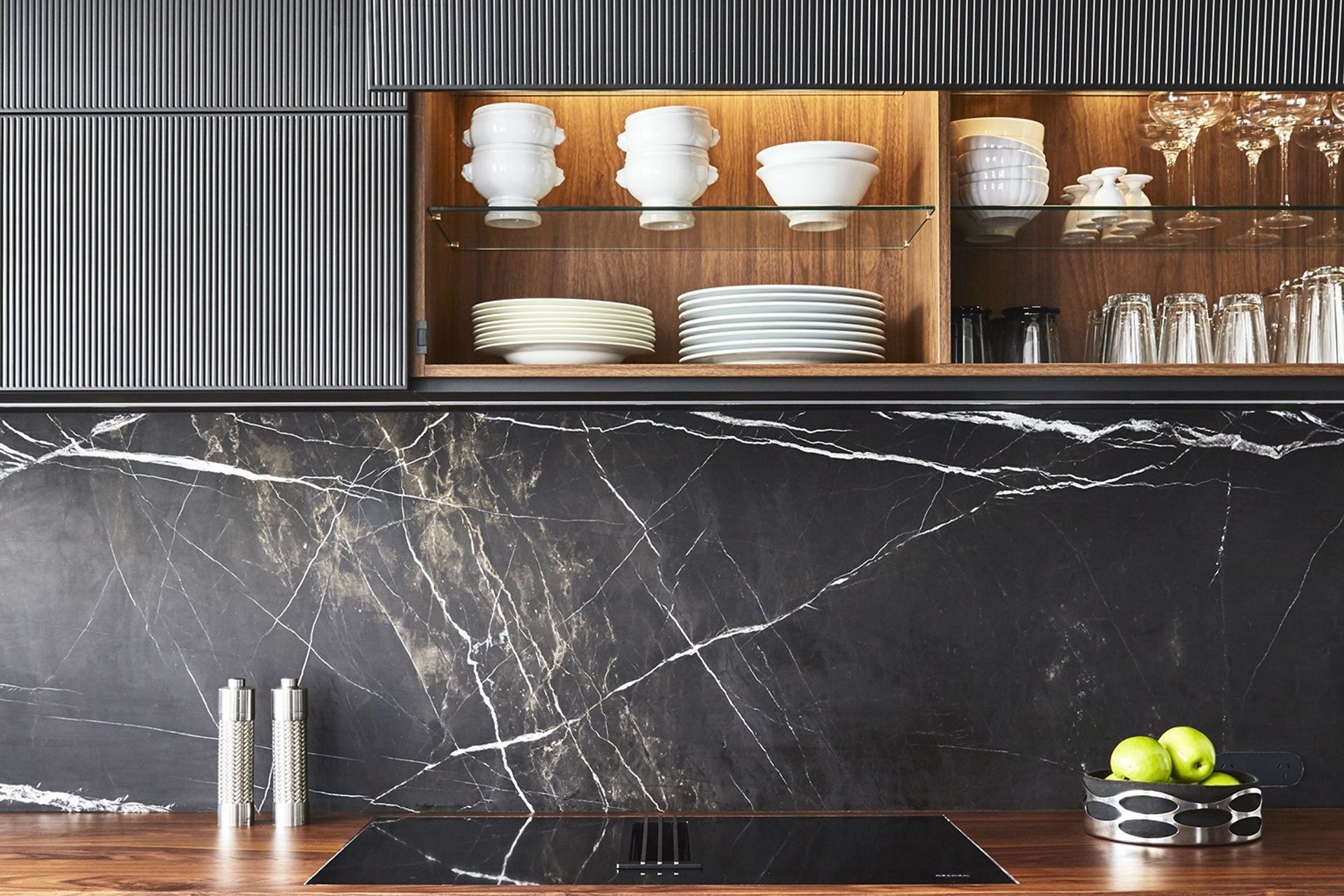 There are some innovative solutions that are big on style when it comes to kitchen storage