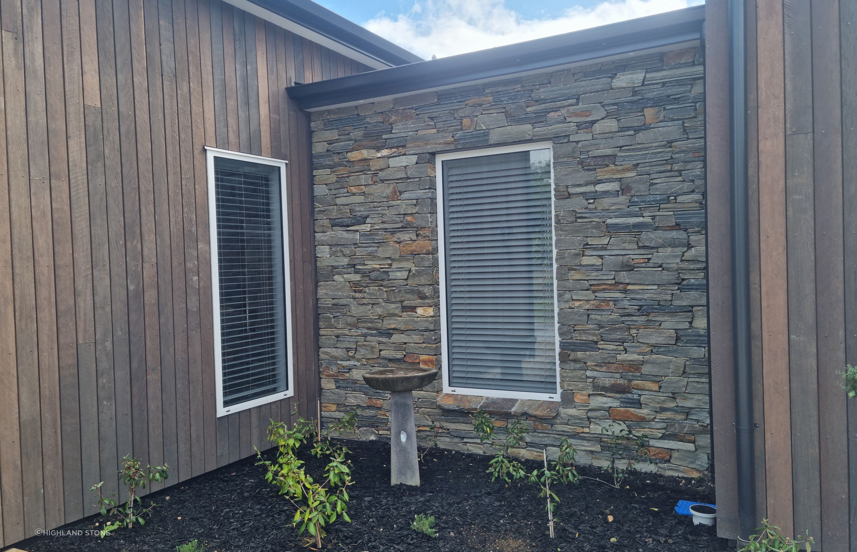 Thanks to the benefits of natural schist, the owners won’t need to do much to keep the stone walls looking as beautiful as the day they were built.