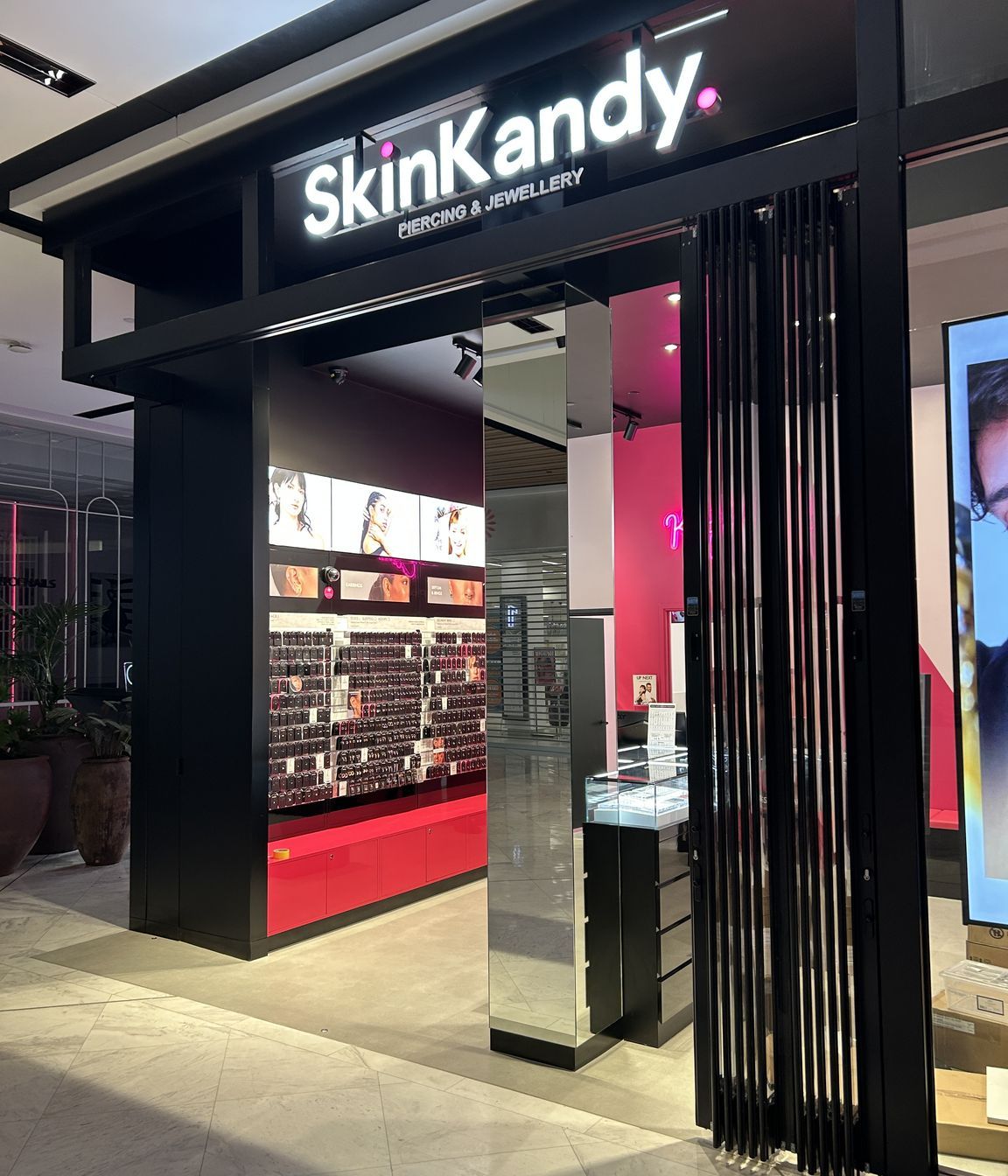 The custom joinery for the store required Dimension Shopfitters to create a bespoke shopfront.