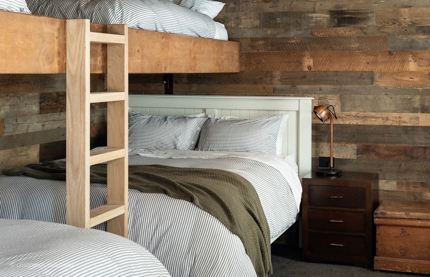 Wood wall panelling gives a natural rustic charm that few other materials can match.