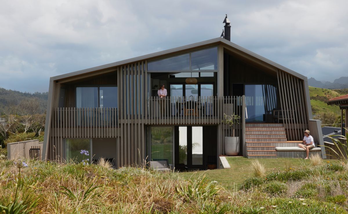 Pitched among sand dunes, Tent House articulates the tranquillity of camping in Aotearoa