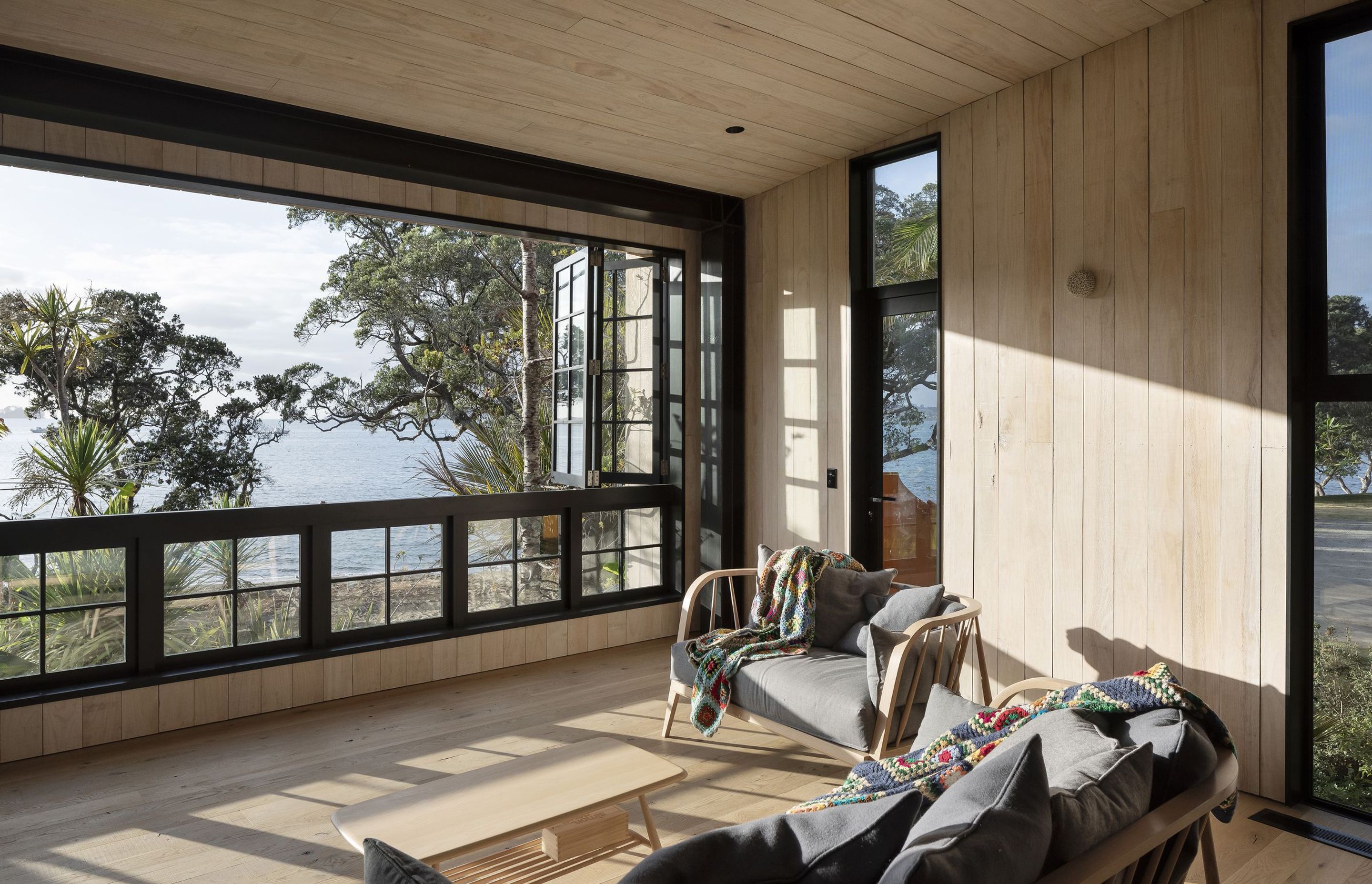 The home's elevation ensures stunning views as well as climate resilience.