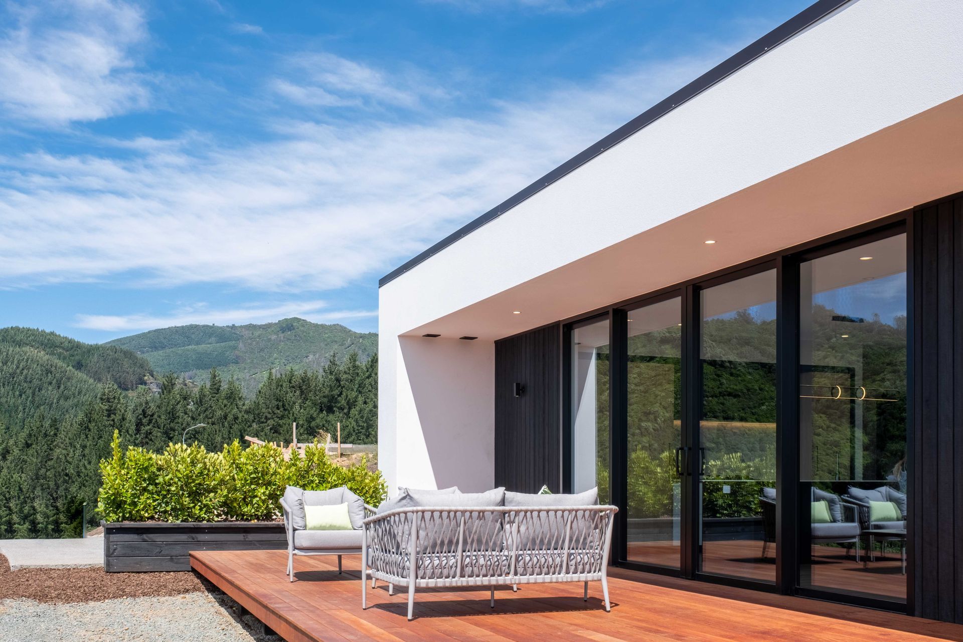 The new home by Marshall Builders is located in Vista Heights, Bishopdale.