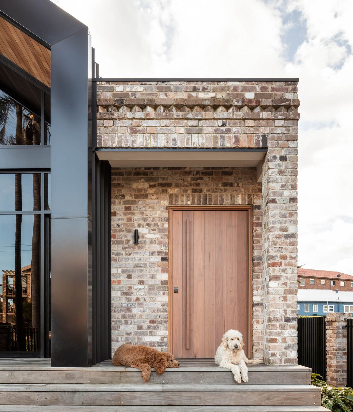 A warm and welcoming entrance.