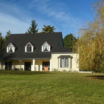 A stone-clad home restored to its former glory